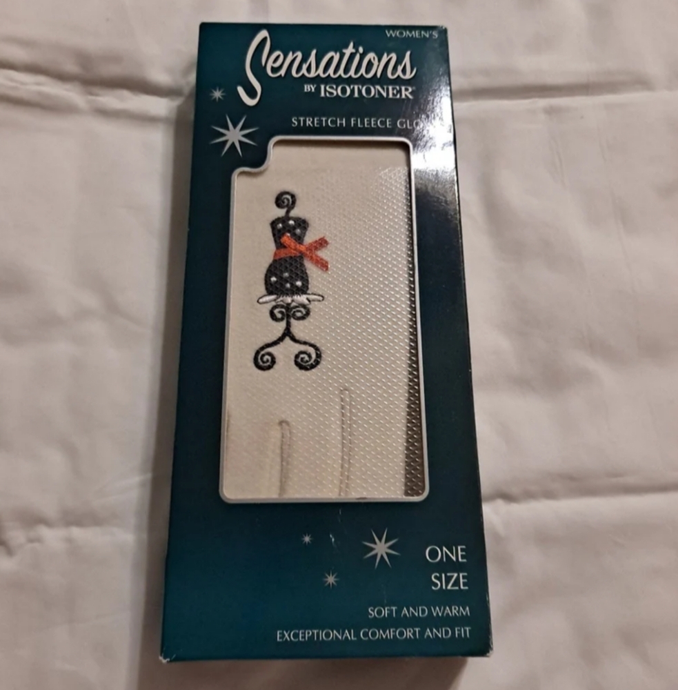 Sensations Stretch Fleece Gloves, by Isotoner